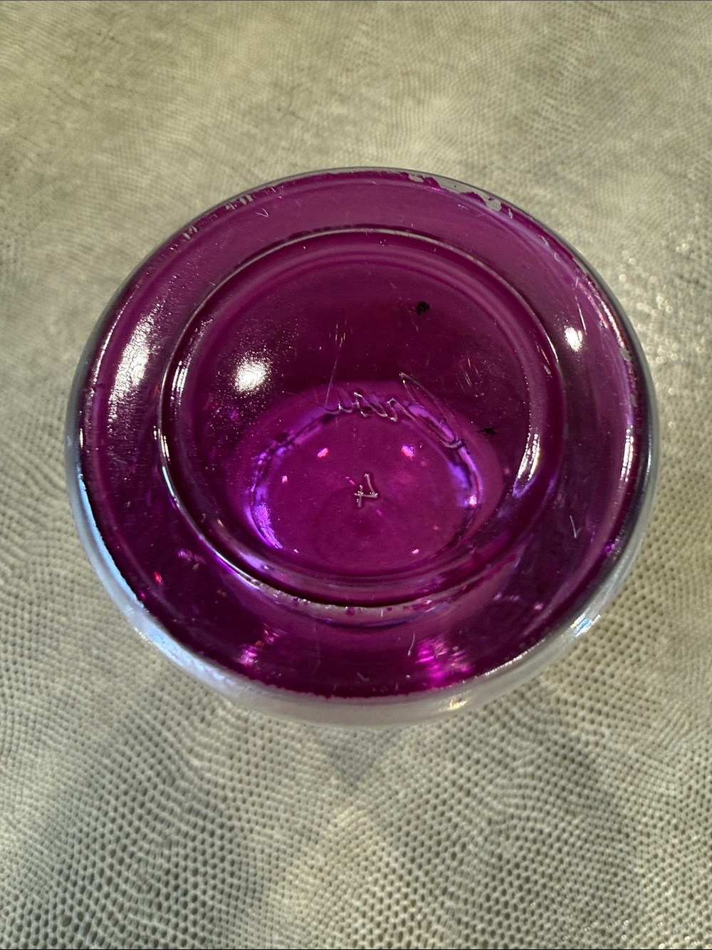 Vintage Colored Base Clear Shot Glasses - Set of 4 - Picture 15 of 16